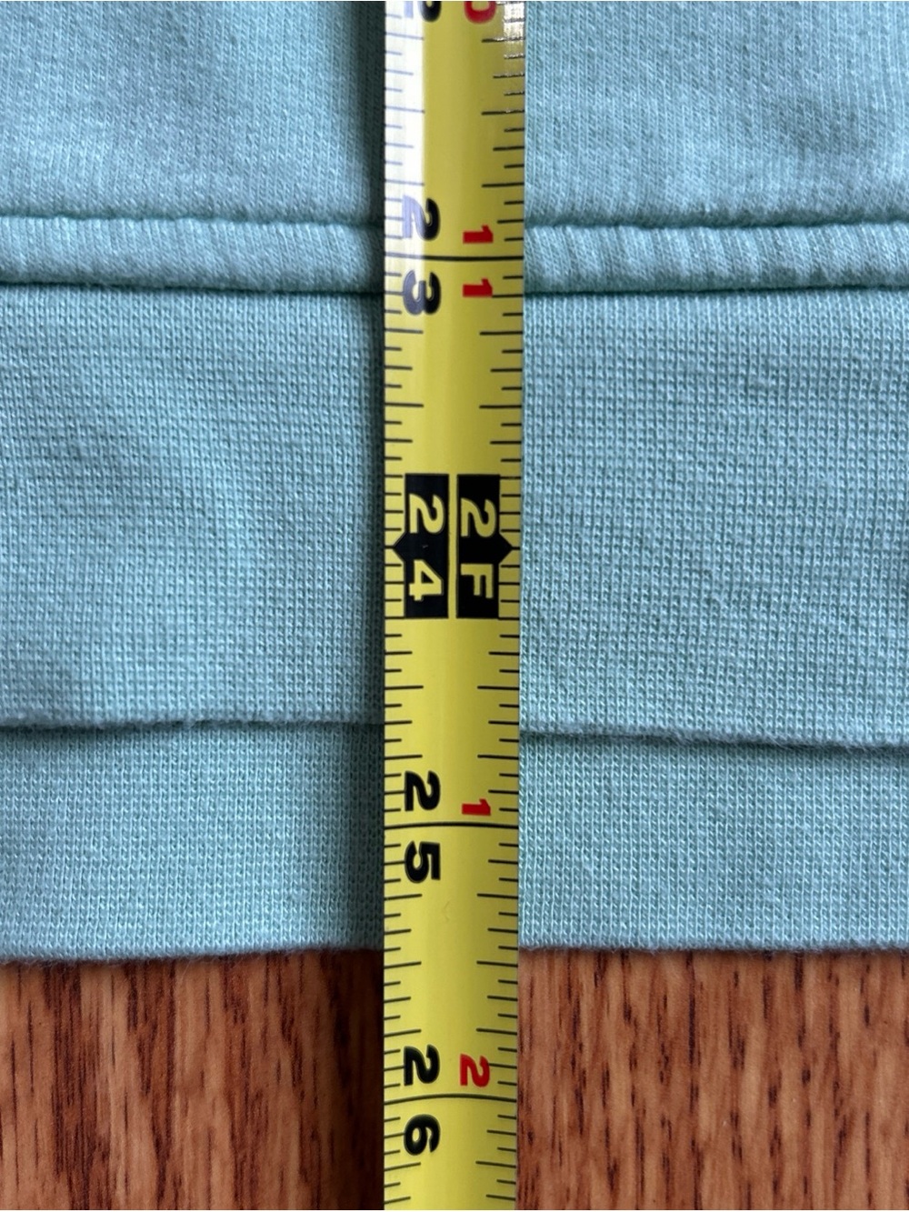 Orvis Classic Striped Sleeve Mint Green & Navy Comfy Hoodie Women's Size Medium - Picture 6 of 10